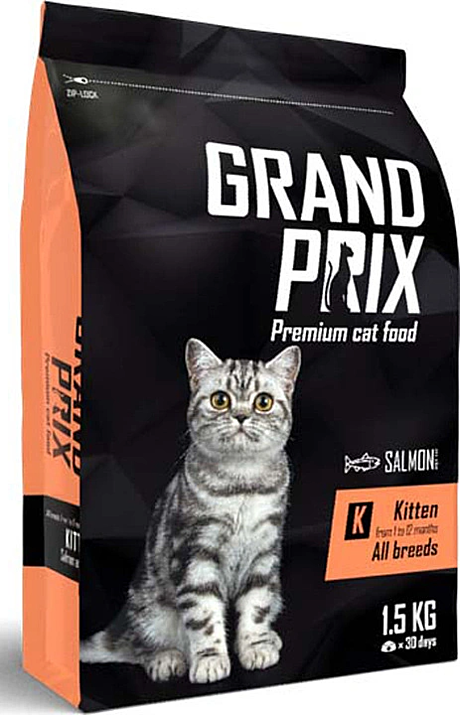GRAND PRIX    Kitten д/котят с лососем 1,5 кг *6