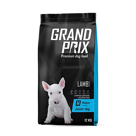 GRAND PRIX  Medium Junior  д/щенков средн. пород с ягненком 12 кг