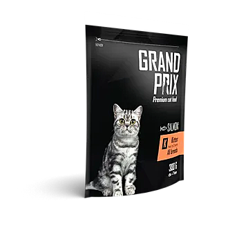 GRAND PRIX    Kitten д/котят с лососем 0,3 кг *26